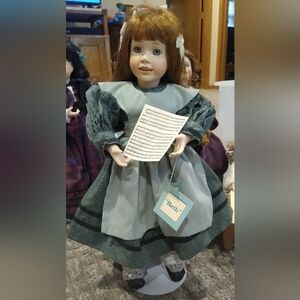 1994 Ashton Drake Little Women - Beth 15" Doll By Wendy Lawton